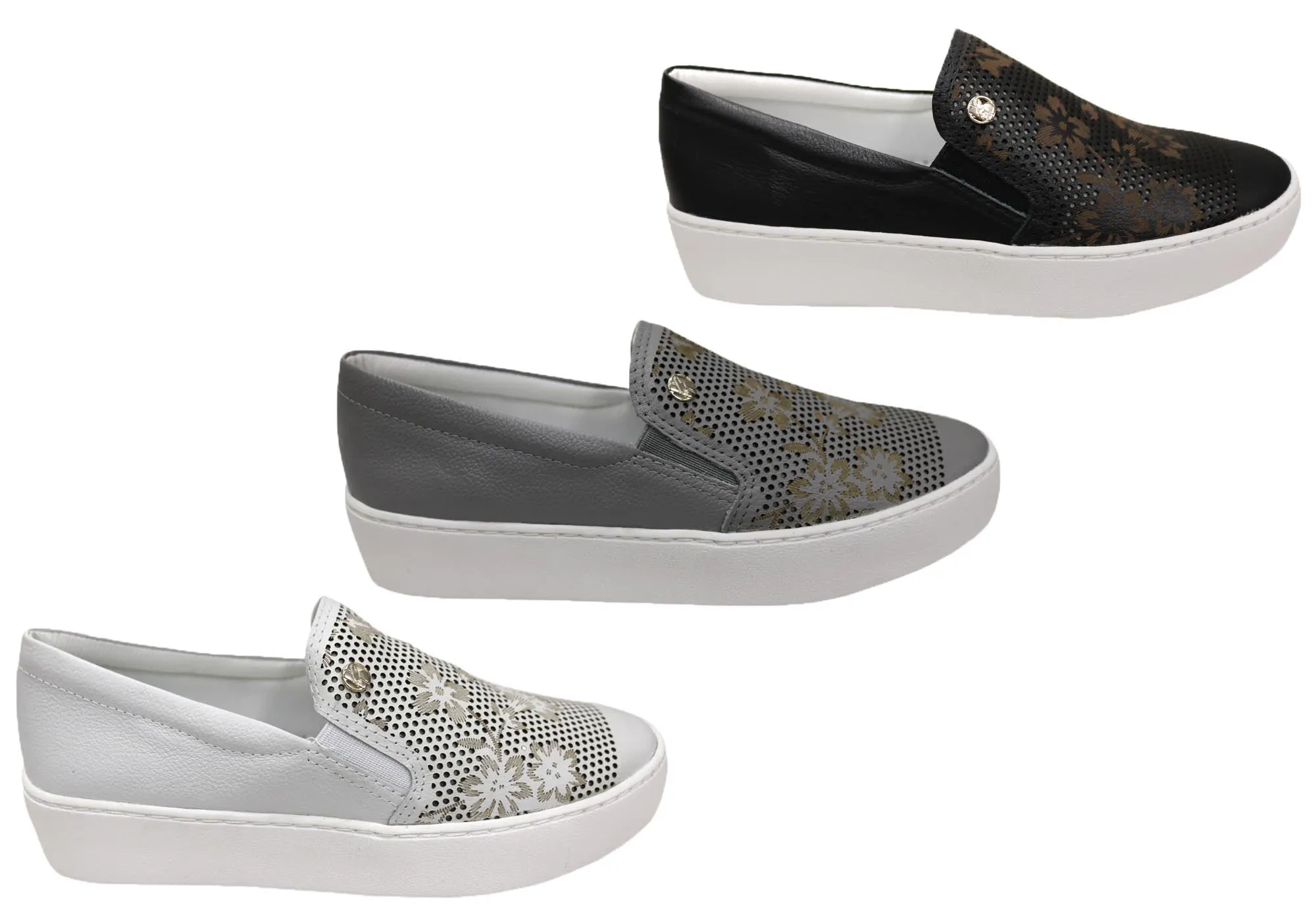 Bottero Evelania Damen Komfort Ledercasualschuhe Hergestellt in Brasilien Bottero Schuhe