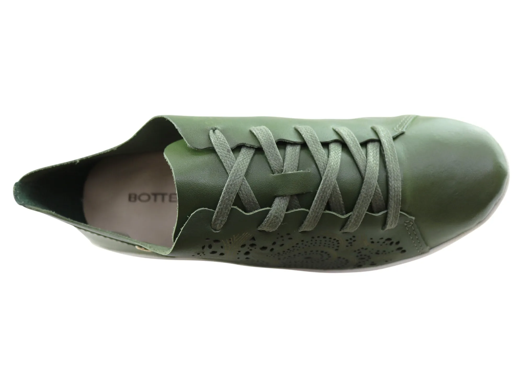 Bottero Josie Damen Bequeme Leder Freizeitschuhe Hergestellt in Brasilien Bottero Schuhe