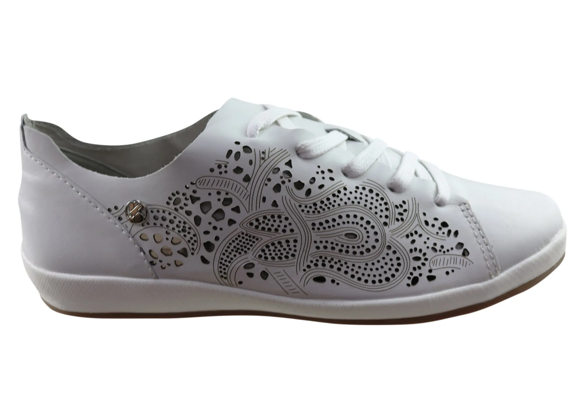 Bottero Josie Damen Bequeme Leder Freizeitschuhe Hergestellt in Brasilien Bottero Schuhe