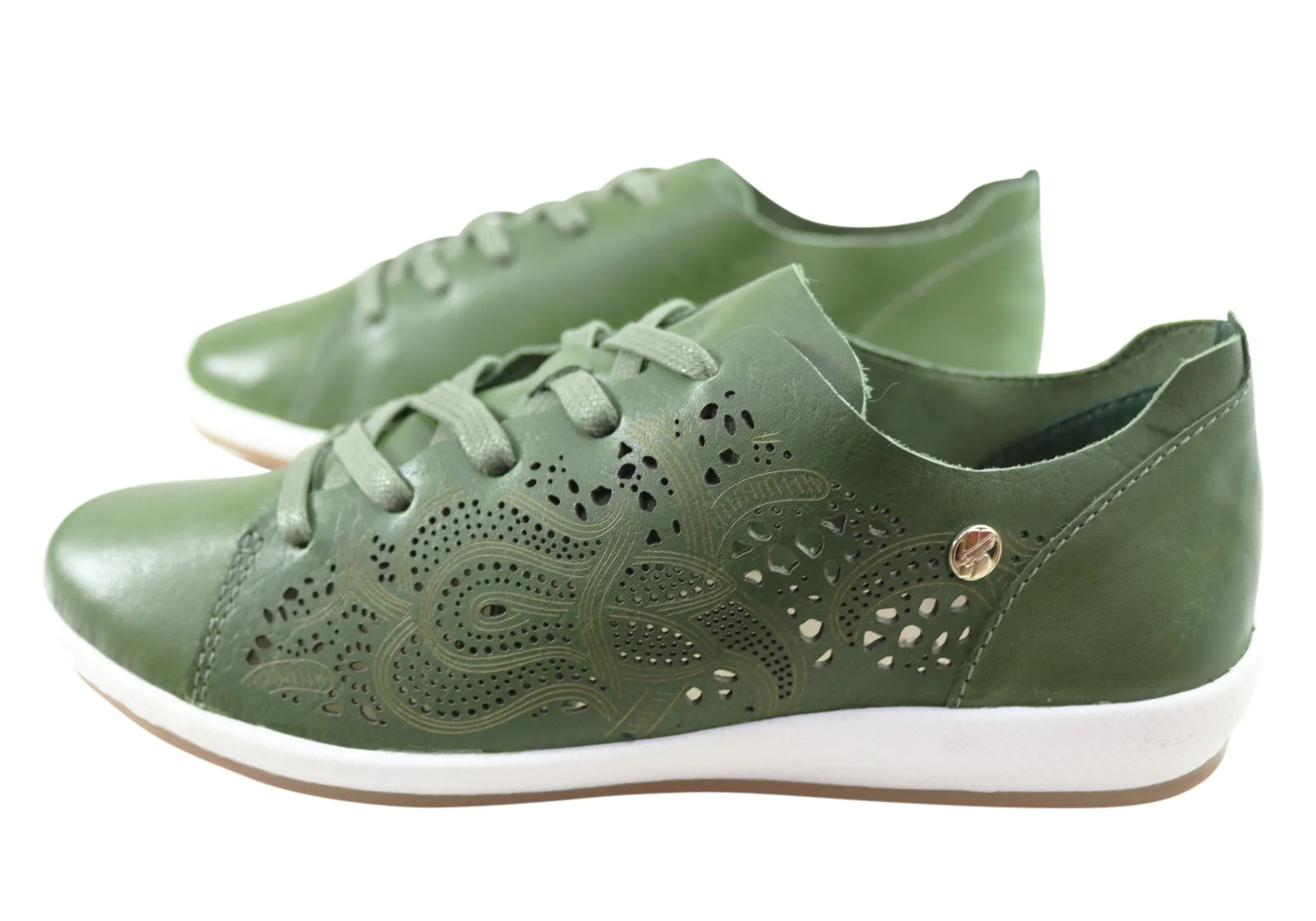 Bottero Josie Damen Bequeme Leder Freizeitschuhe Hergestellt in Brasilien Bottero Schuhe
