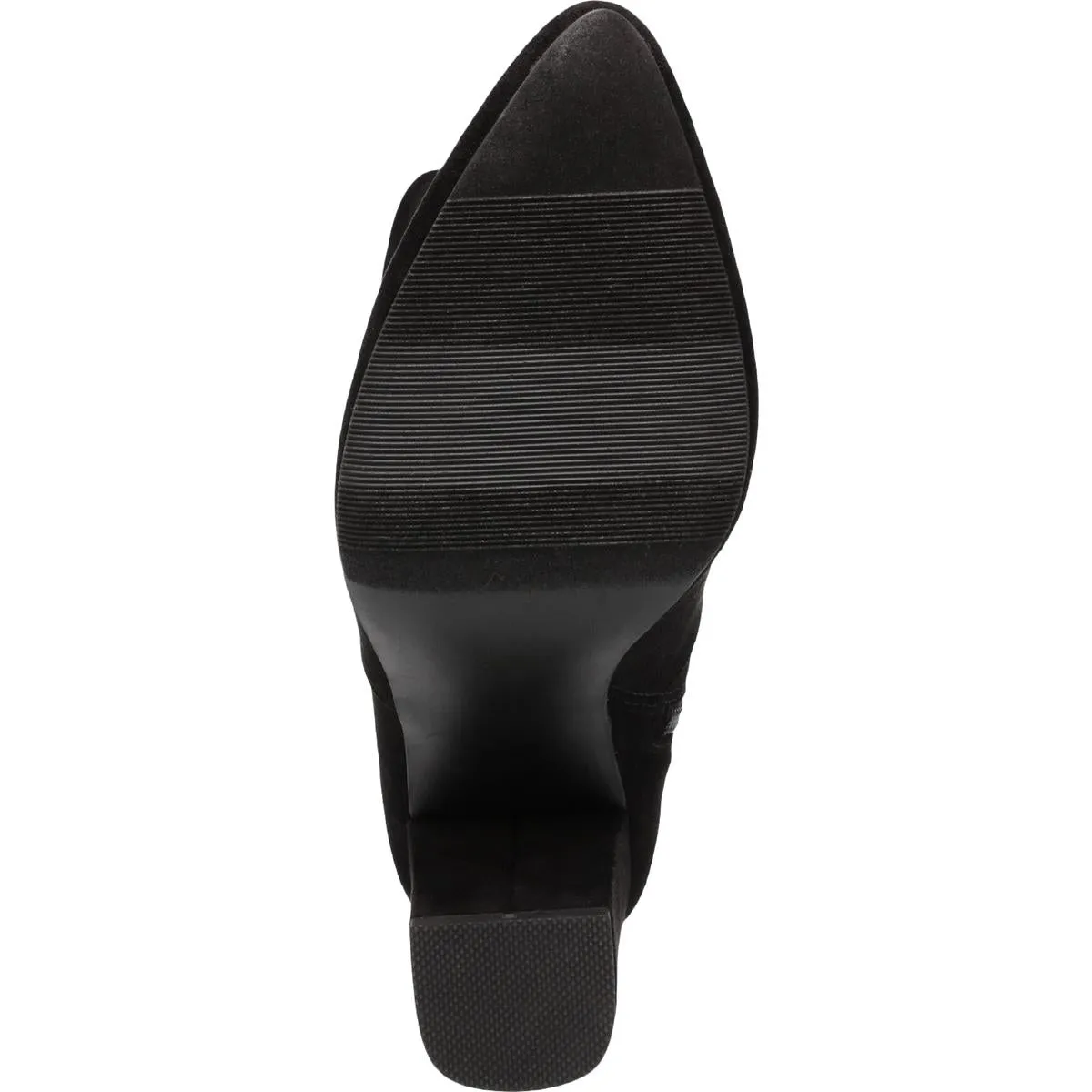 Bravy Damen Mikrovelours Blockabsatz Over-The-Knee Stiefel ecco Schuhe