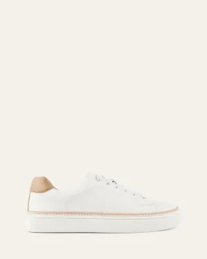 BRINLEY SNEAKER AUS WEIßEM LEDER
