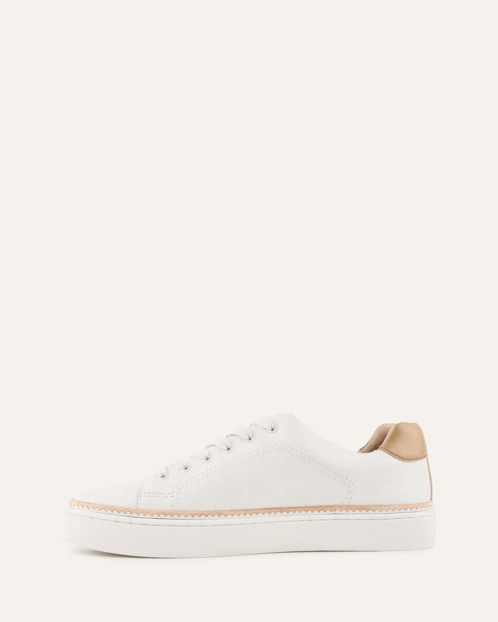 BRINLEY SNEAKER AUS WEIßEM LEDER