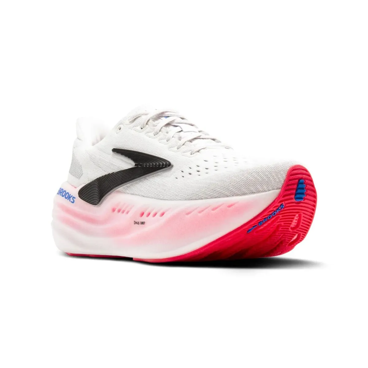 Brooks Damen Glycerin Max Weiß/Schwarz/Knalliges Pink