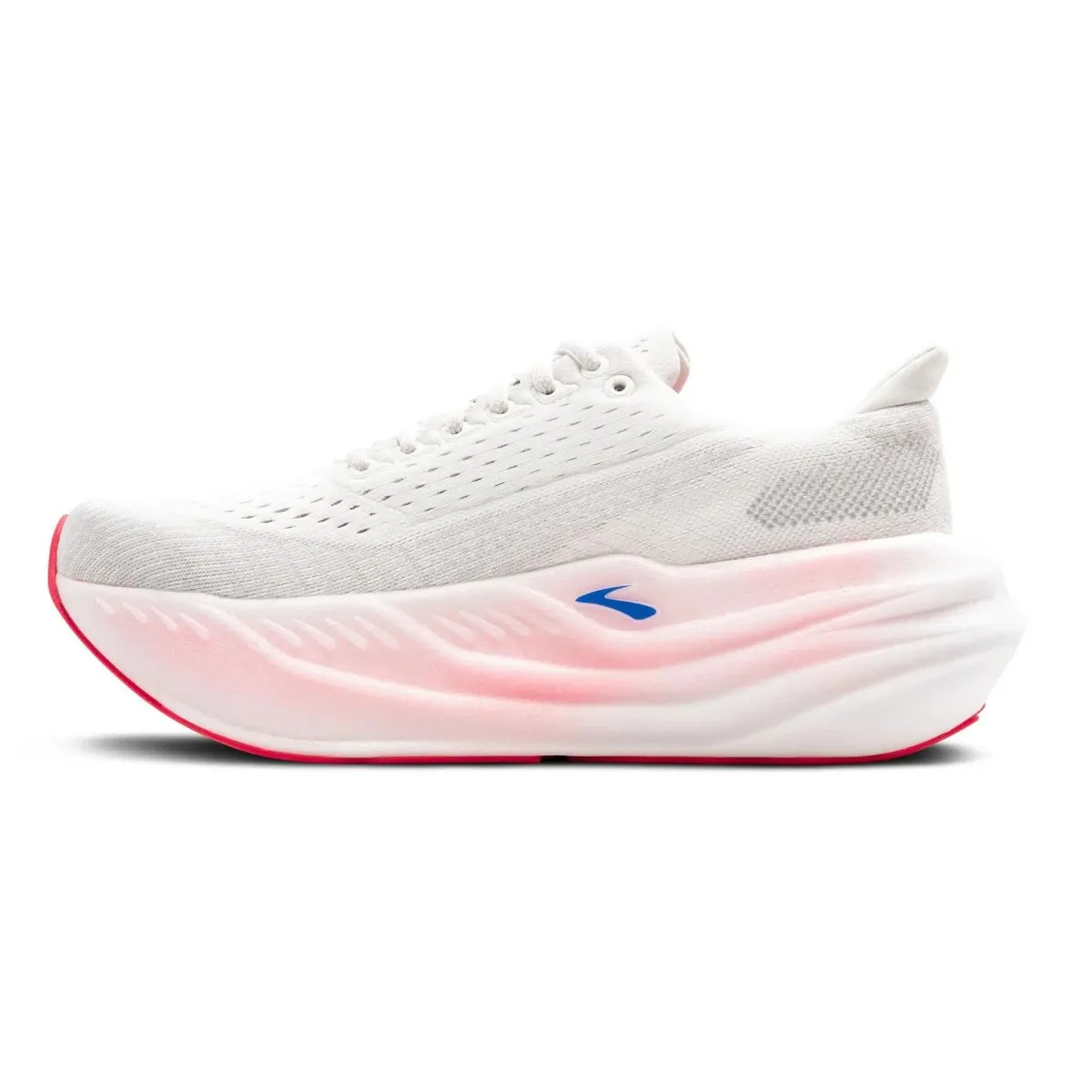 Brooks Damen Glycerin Max Weiß/Schwarz/Knalliges Pink