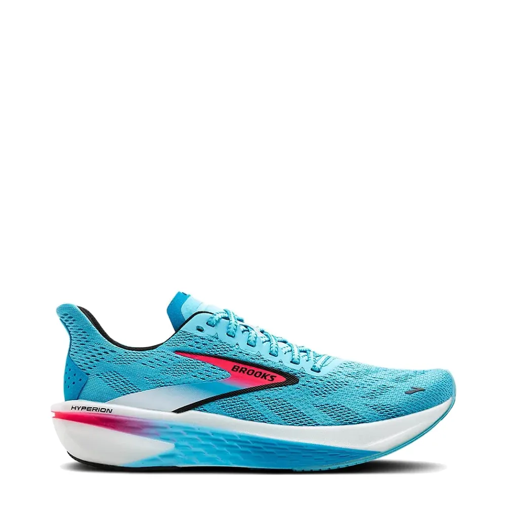 Brooks Women's Hyperion 2 Sneaker in Kristallmeer/Diva Pink/Schwarz