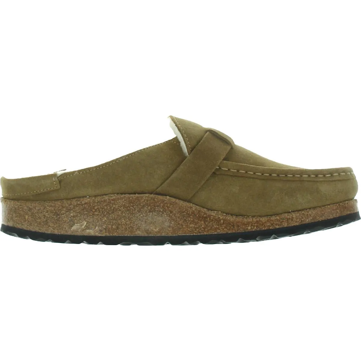 Buckley Shearling Damen Leder Schlupf-Loafer
