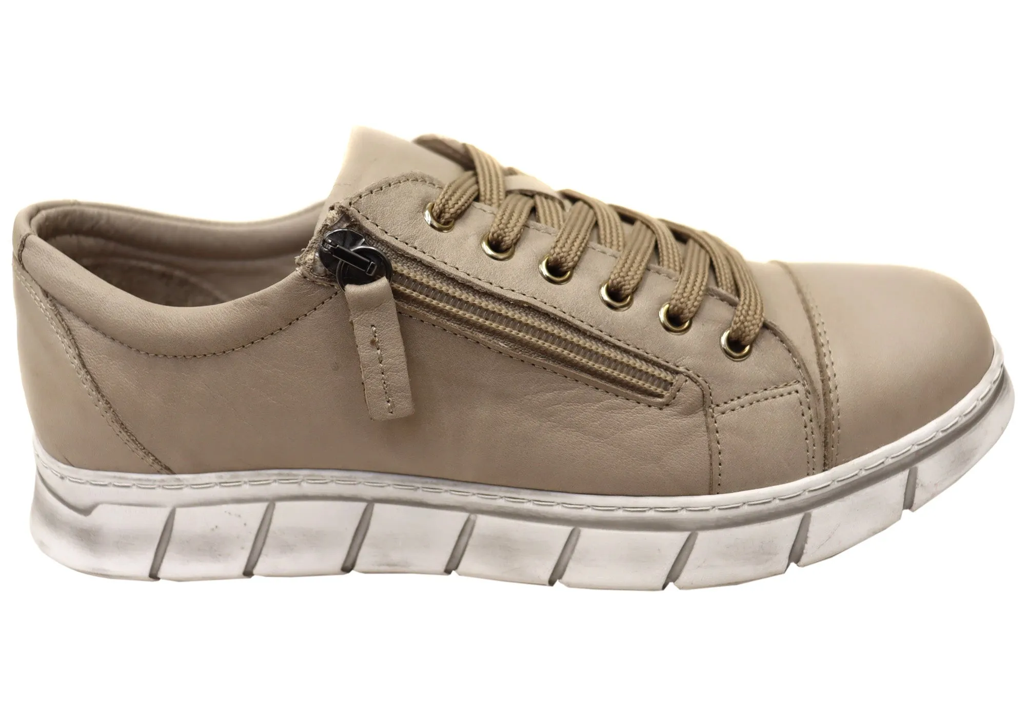 Cabello Comfort Unison Damen Leder Europäische Freizeitschuhe Cabello Comfort Schuhe