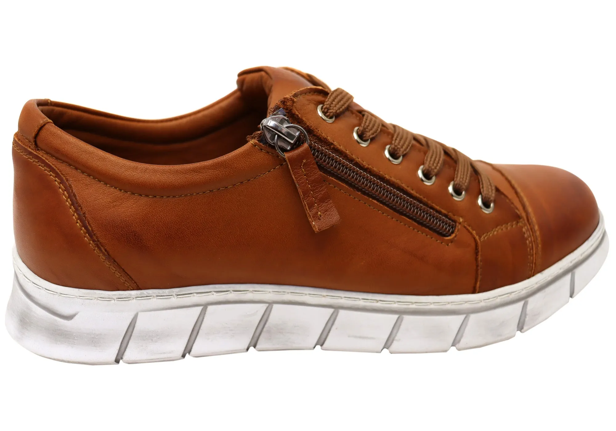 Cabello Comfort Unison Damen Leder Europäische Freizeitschuhe Cabello Comfort Schuhe