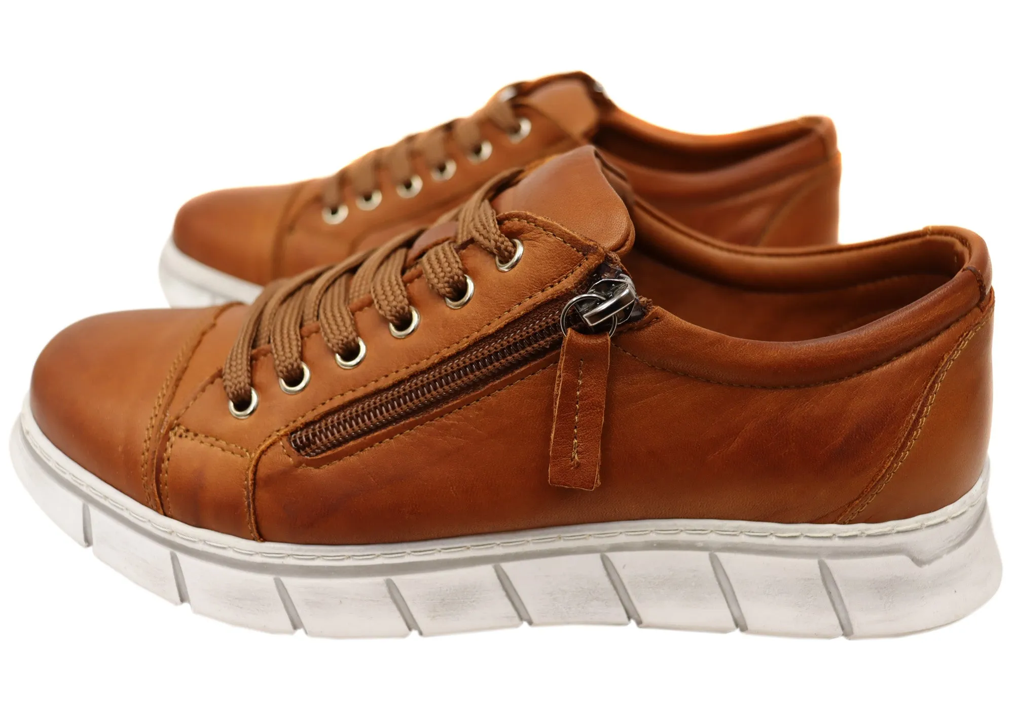Cabello Comfort Unison Damen Leder Europäische Freizeitschuhe Cabello Comfort Schuhe