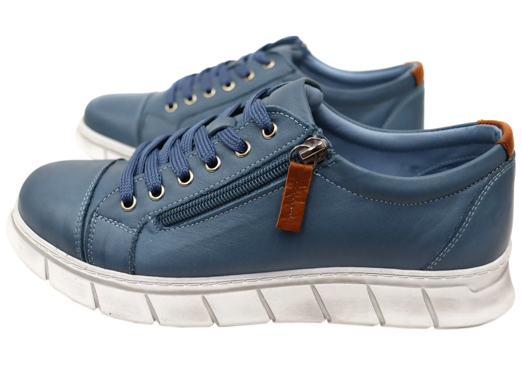 Cabello Comfort Unison Damen Leder Europäische Freizeitschuhe Cabello Comfort Schuhe