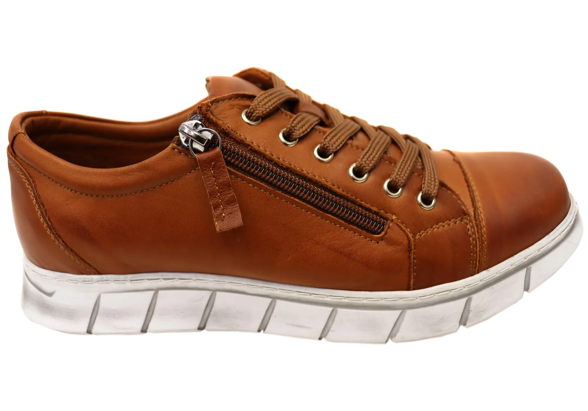 Cabello Comfort Unison Damen Leder Europäische Freizeitschuhe Cabello Comfort Schuhe