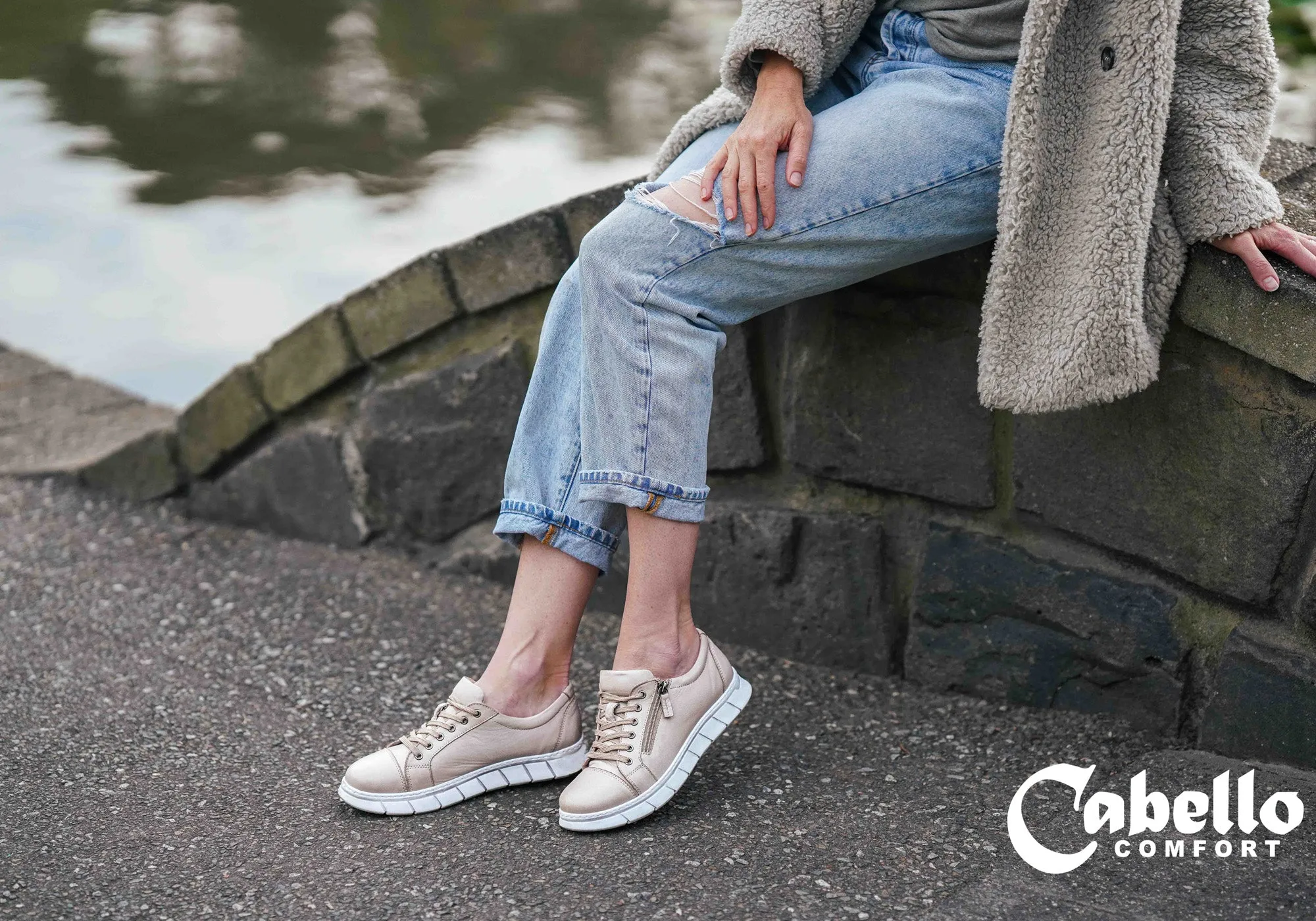 Cabello Comfort Unison Damen Leder Europäische Freizeitschuhe Cabello Comfort Schuhe