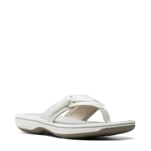 Clarks Damen Breeze Sea II Flip-Flop Sandale in Weiß