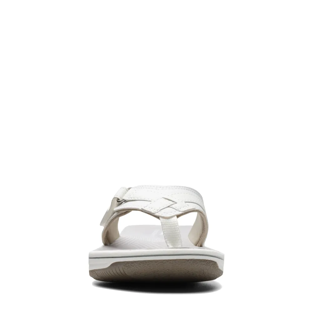 Clarks Damen Breeze Sea II Flip-Flop Sandale in Weiß