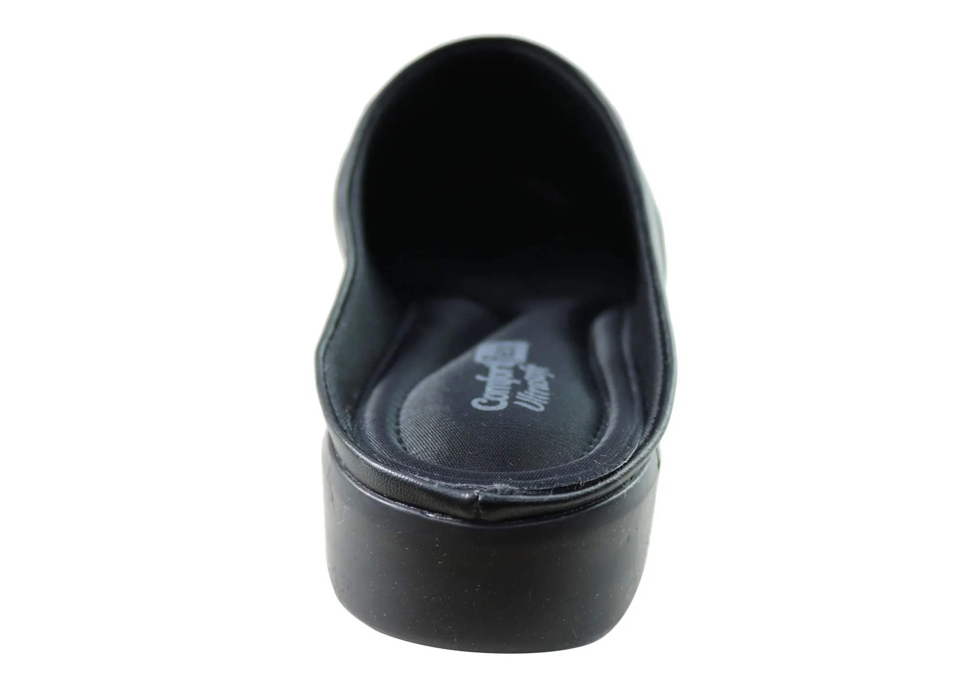 Comfortflex Mandy Damen Bequeme Geschlossene Zehen Offene Fersen Pantoffeln Comfortflex Schuhe
