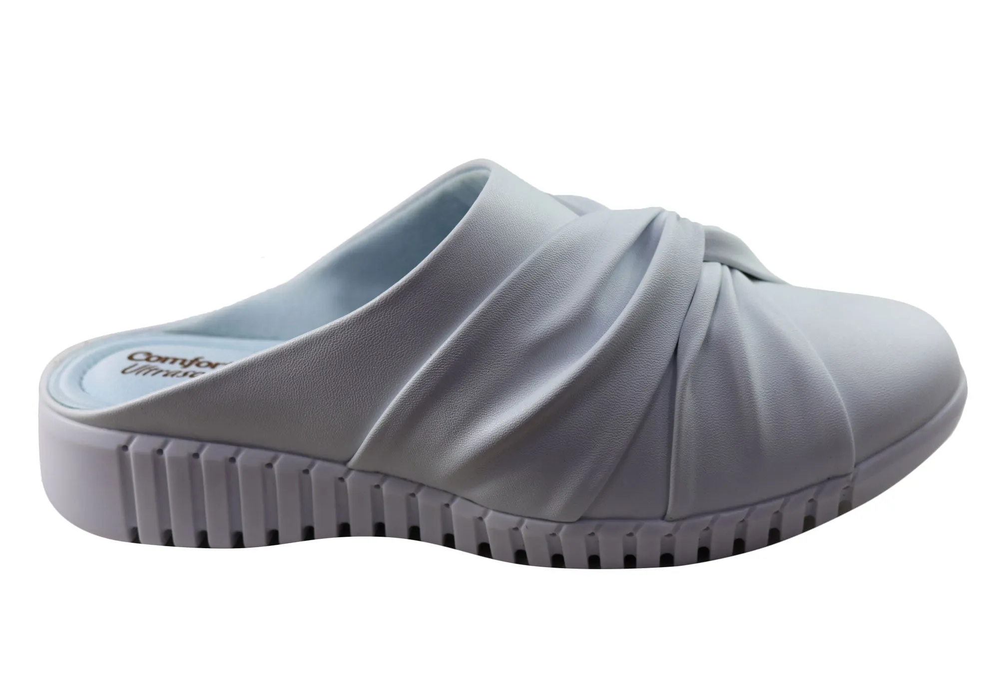 Comfortflex Mandy Damen Bequeme Geschlossene Zehen Offene Fersen Pantoffeln Comfortflex Schuhe