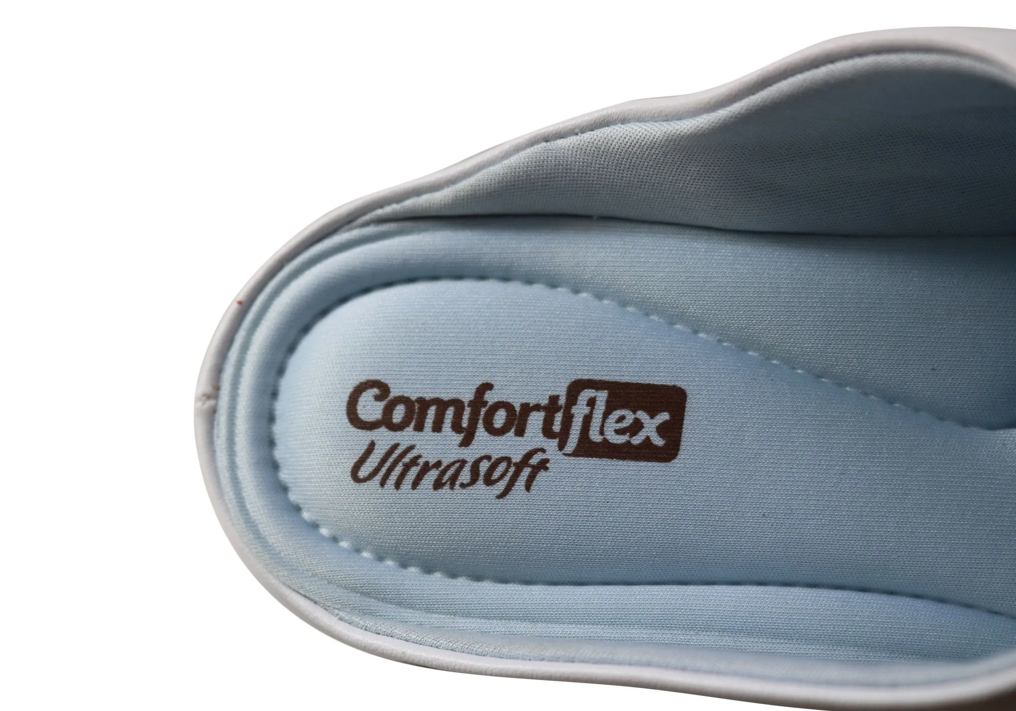 Comfortflex Mandy Damen Bequeme Geschlossene Zehen Offene Fersen Pantoffeln Comfortflex Schuhe