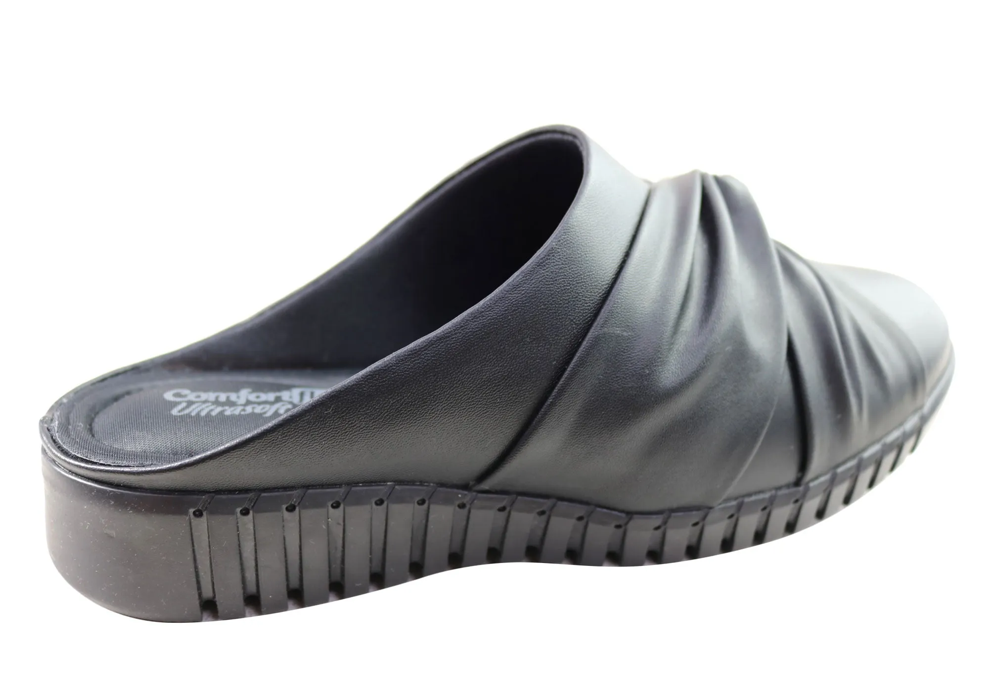 Comfortflex Mandy Damen Bequeme Geschlossene Zehen Offene Fersen Pantoffeln Comfortflex Schuhe