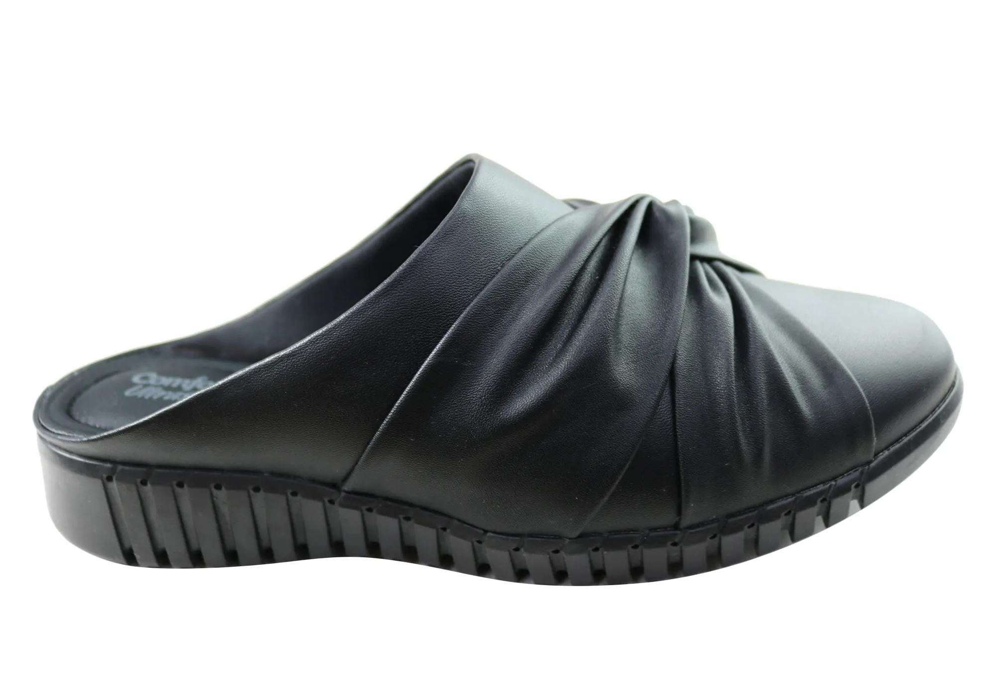 Comfortflex Mandy Damen Bequeme Geschlossene Zehen Offene Fersen Pantoffeln Comfortflex Schuhe