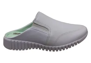 Comfortflex Tanya Damen Bequeme Geschlossene Zehen Offene Fersen Pantoffeln Comfortflex Schuhe