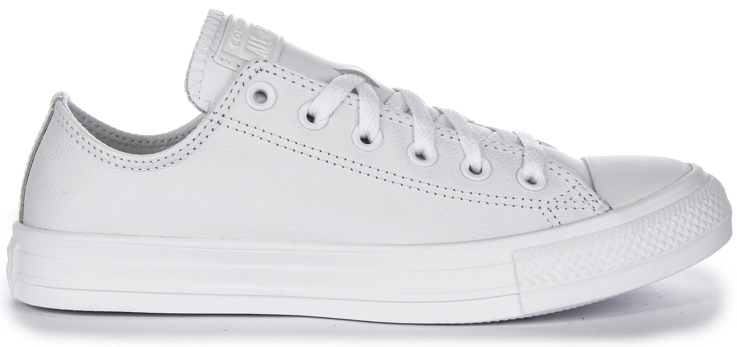 Converse All Star Low 136823C in weißen Lederschuhen Converse
