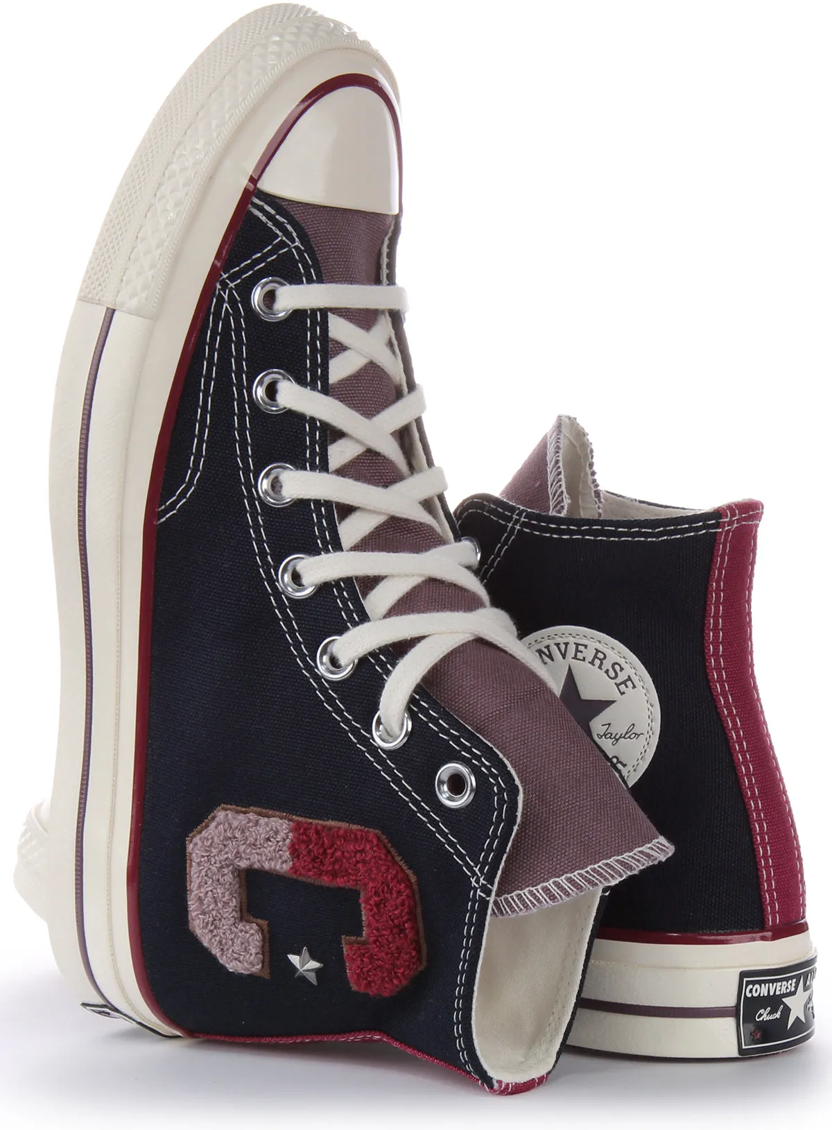 Converse Chuck 70 A07980C Buchstabe C in Marineblau Rote Schuhe Converse