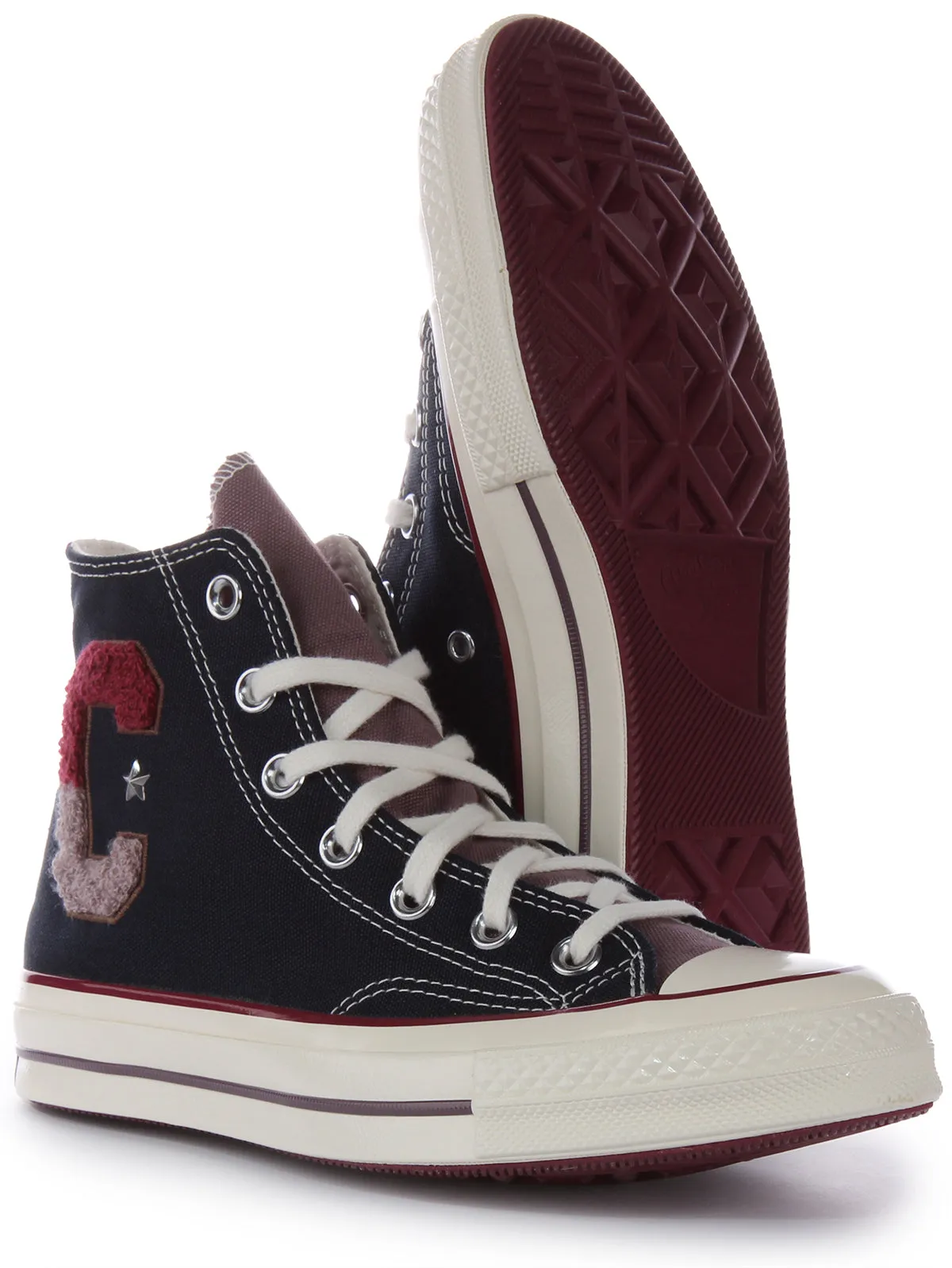 Converse Chuck 70 A07980C Buchstabe C in Marineblau Rote Schuhe Converse