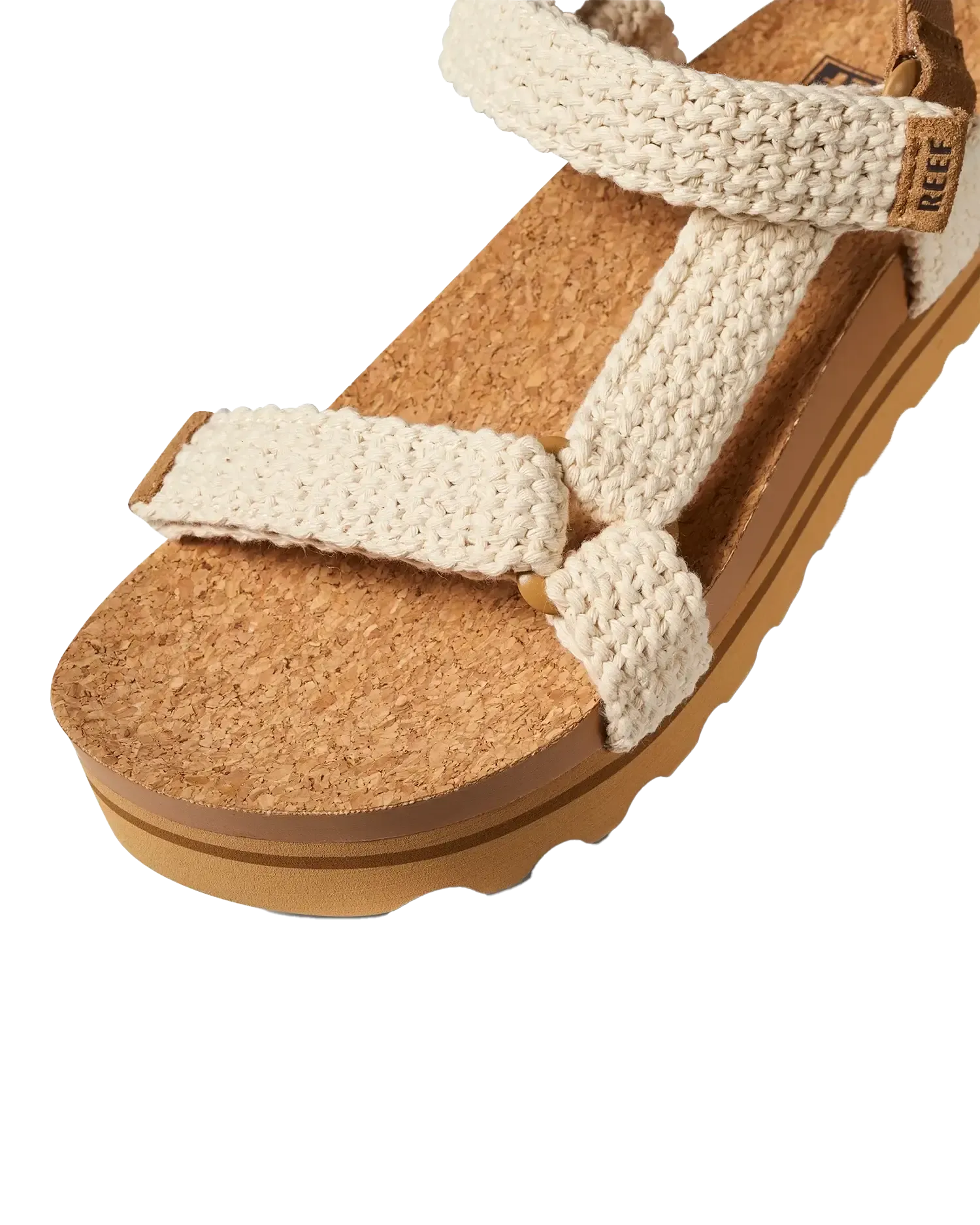Cushion Rem Sandalen in Häkeloptik
