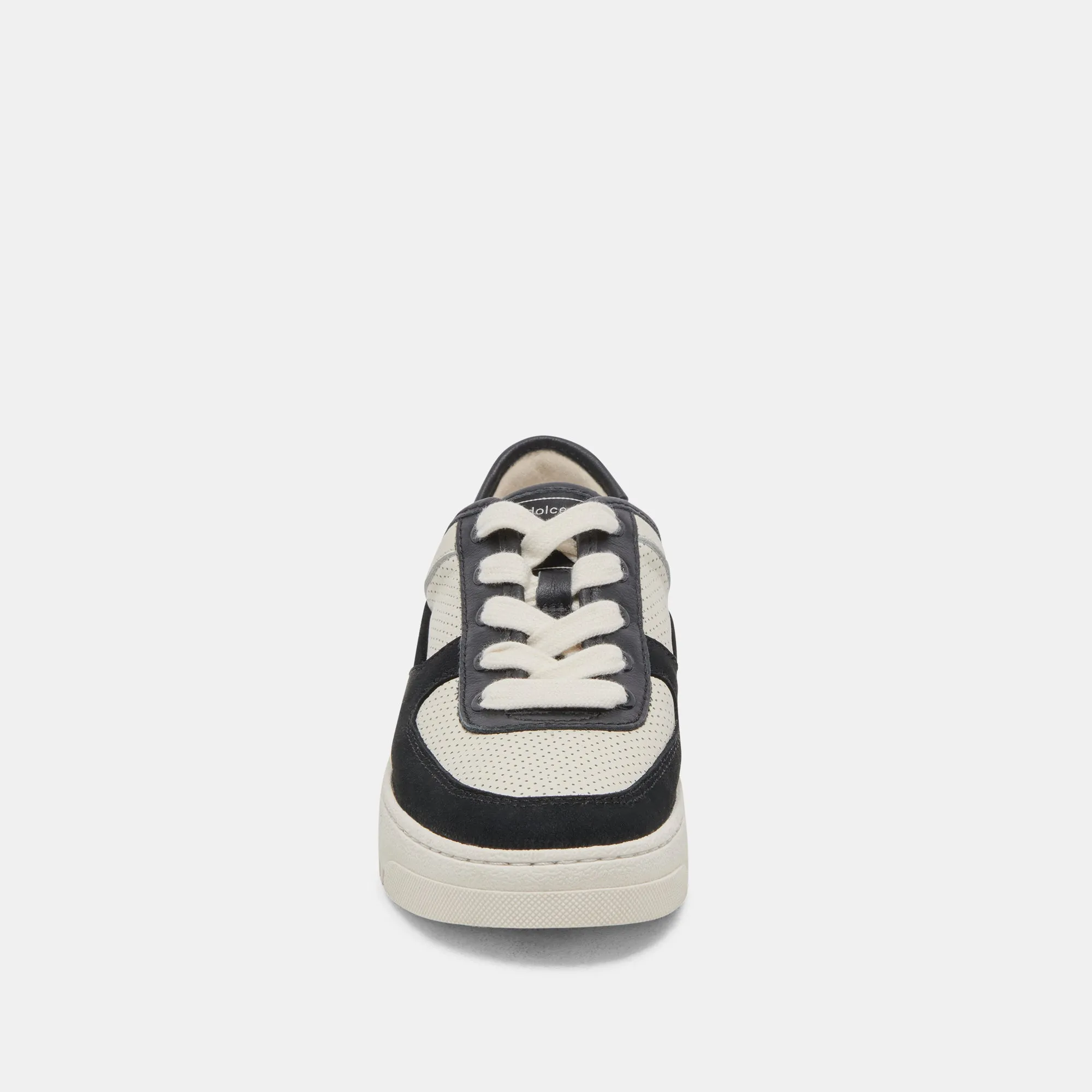 CYRIL SNEAKERS SCHWARZ WEIß LEDER