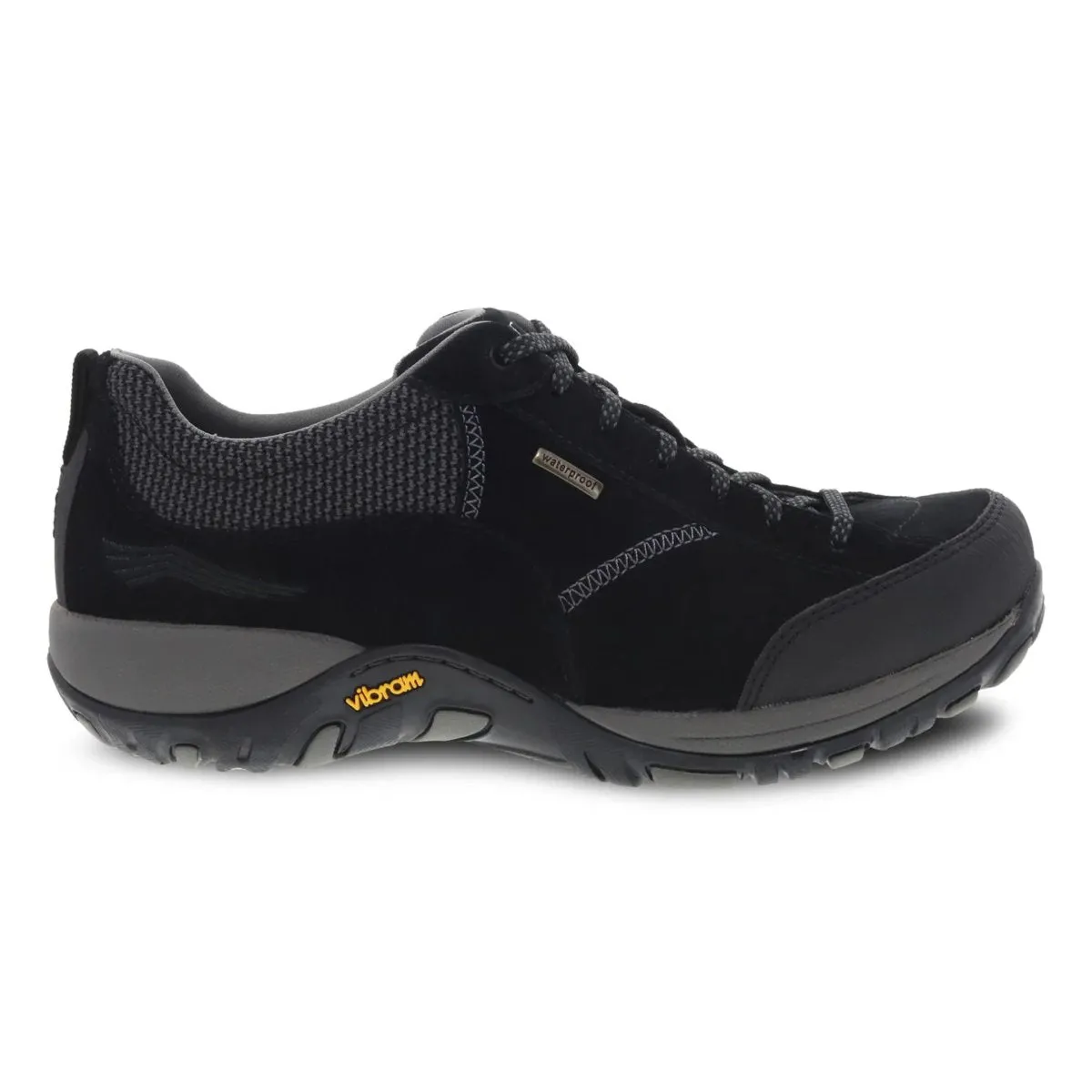Dansko Damen Paisley Schwarz Wildleder Wasserdicht