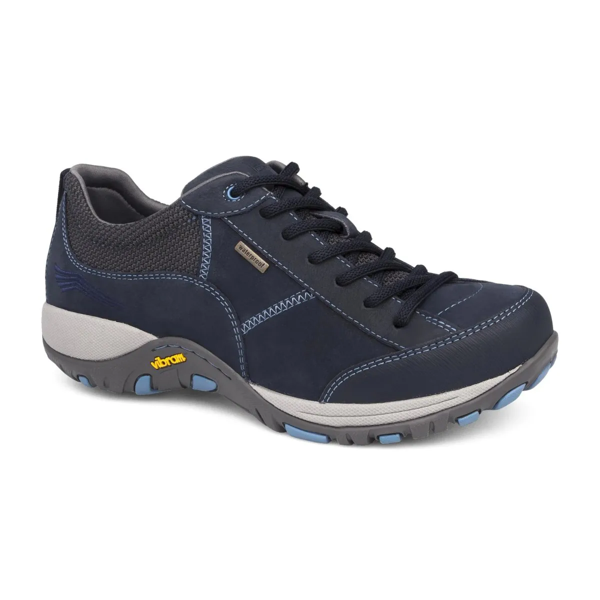 Dansko Damen Paisley Navy Geschliffenes Nubuck Wasserdicht