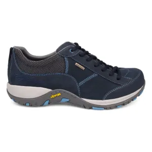 Dansko Damen Paisley Navy Geschliffenes Nubuck Wasserdicht