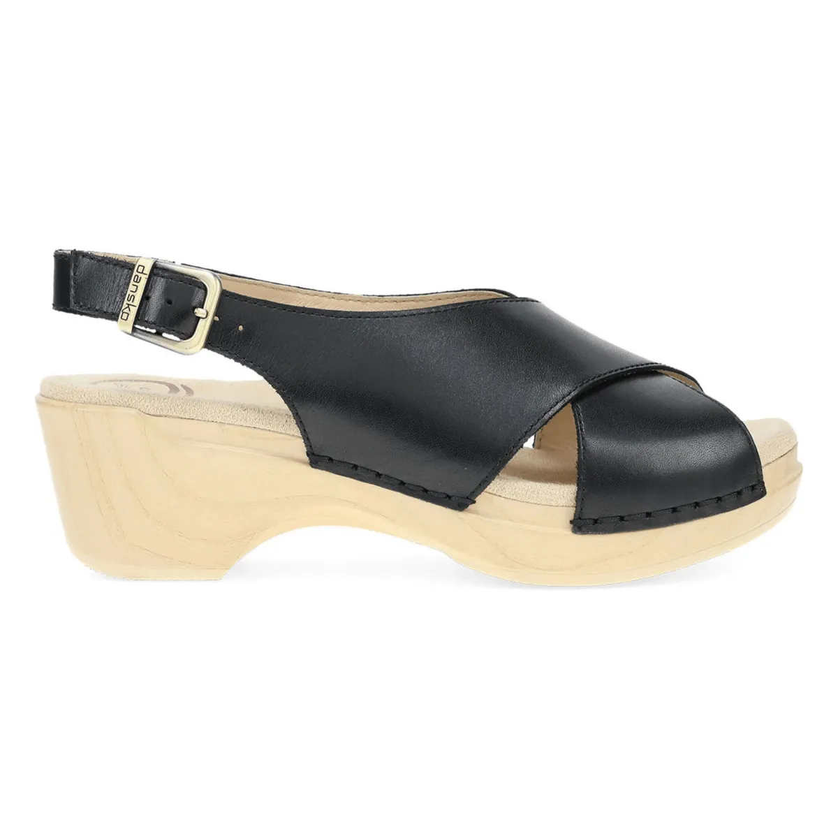 Dansko Damen Sloane Schwarz Kalb