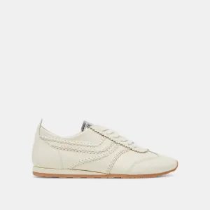 DELANY SNEAKER IN OFF-WHITE LEDER