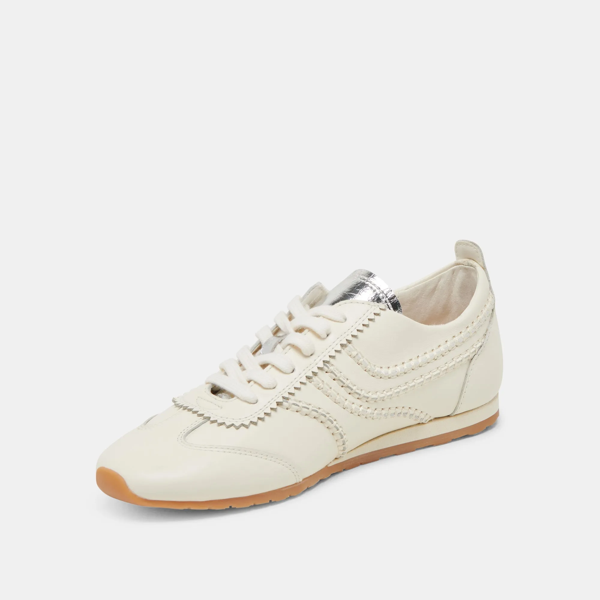 DELANY SNEAKER IN OFF-WHITE LEDER