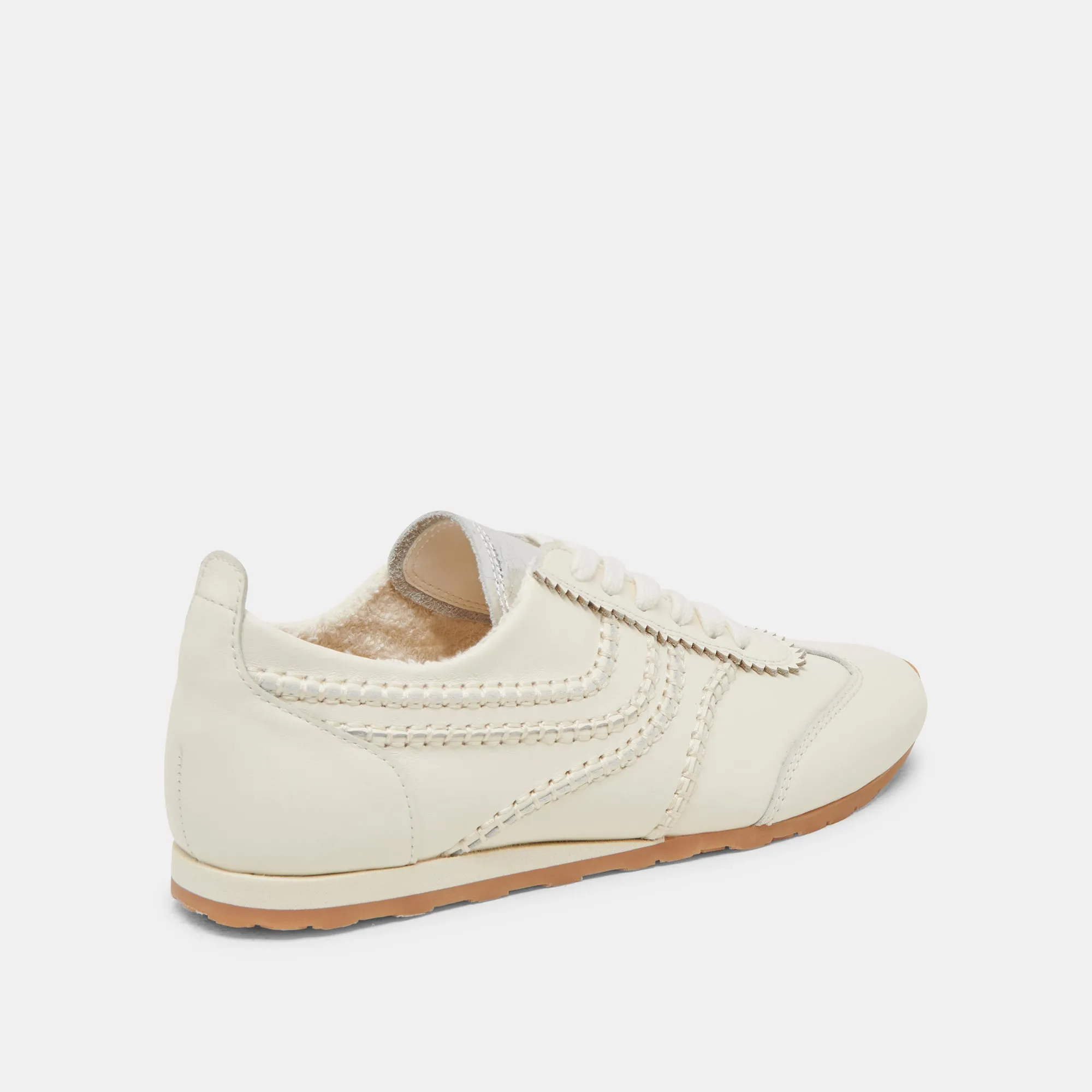 DELANY SNEAKER IN OFF-WHITE LEDER