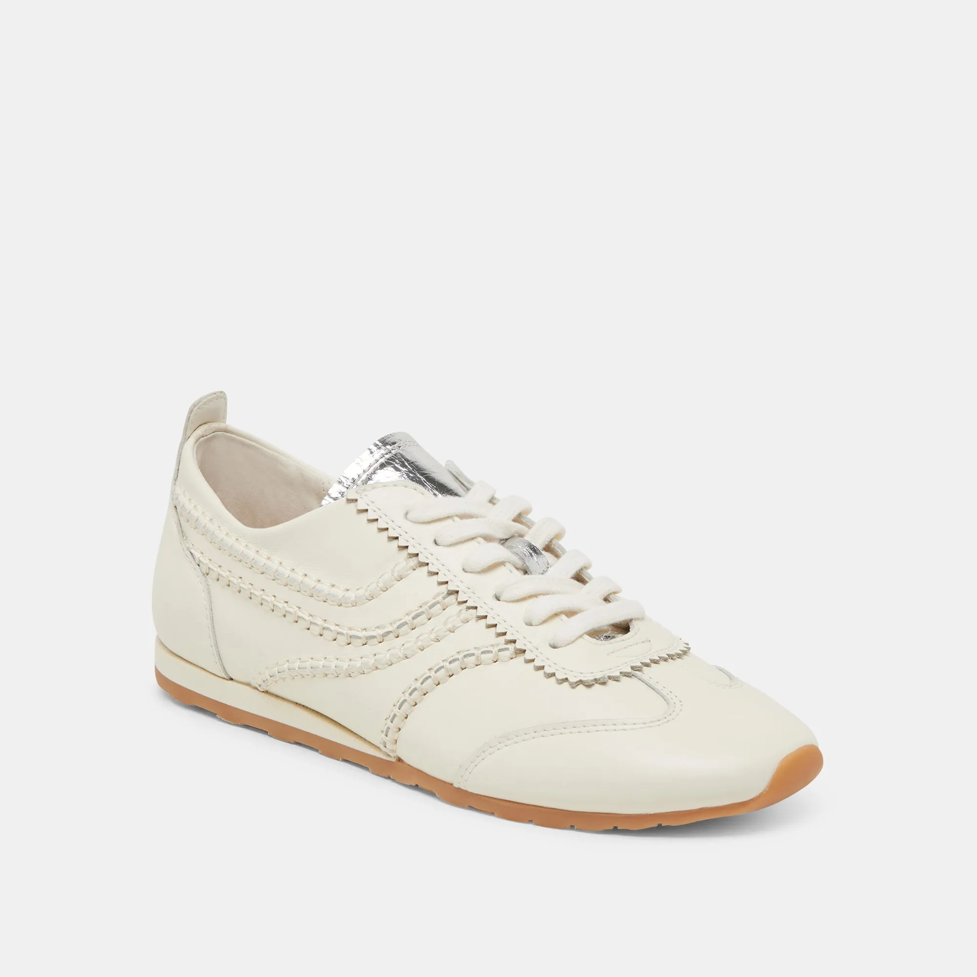 DELANY SNEAKER IN OFF-WHITE LEDER