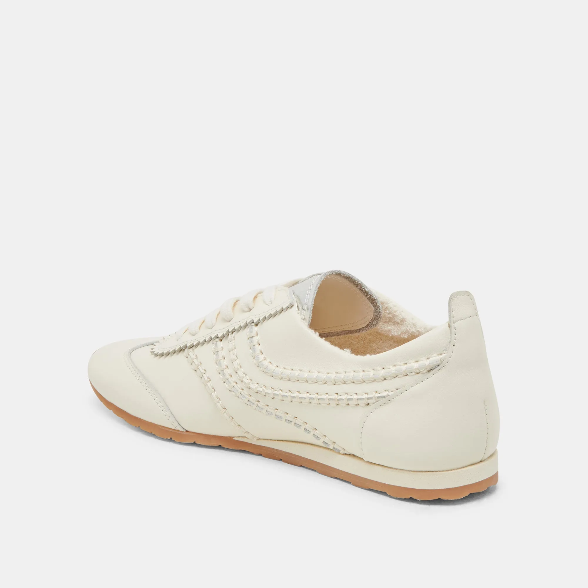 DELANY SNEAKER IN OFF-WHITE LEDER