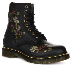 Dr. Martens 1460 Verblühte Blume in Schwarz für Damen Schuhe Dr. Martens