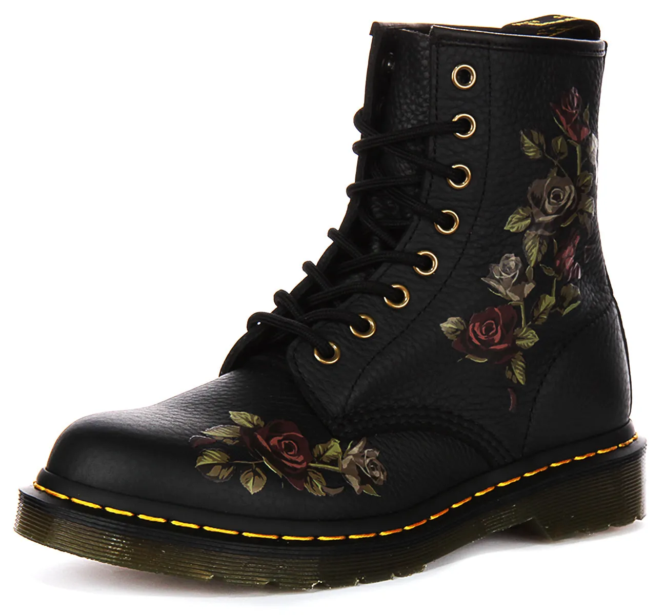 Dr. Martens 1460 Verblühte Blume in Schwarz für Damen Schuhe Dr. Martens