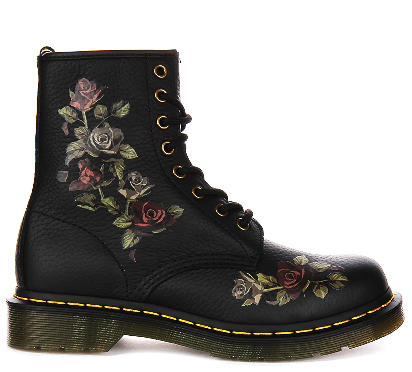 Dr. Martens 1460 Verblühte Blume in Schwarz für Damen Schuhe Dr. Martens