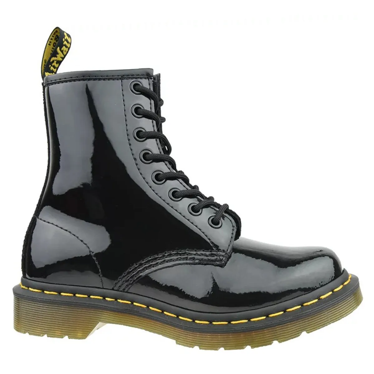 Dr. Martens 1460 Patent Lamper Hochglanz Stiefeletten für Damen