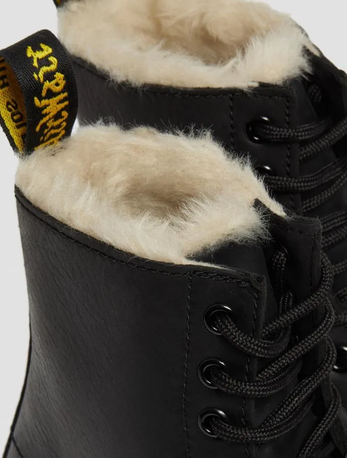 Dr. Martens 1460 Serena Kunstpelz gefütterte Schnürstiefel