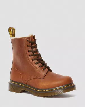 Dr. Martens 1460 Damen Stiefel mit Kunstfellfutter und Schnürung