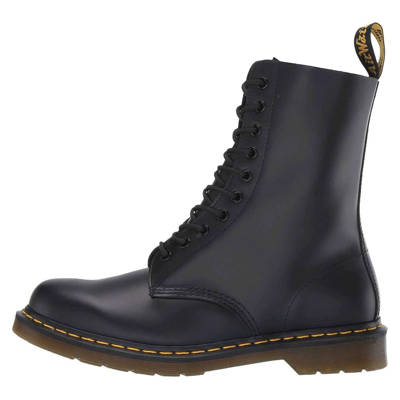 Dr. Martens 1490 Glattleder Unisex Hohe Schnürstiefel