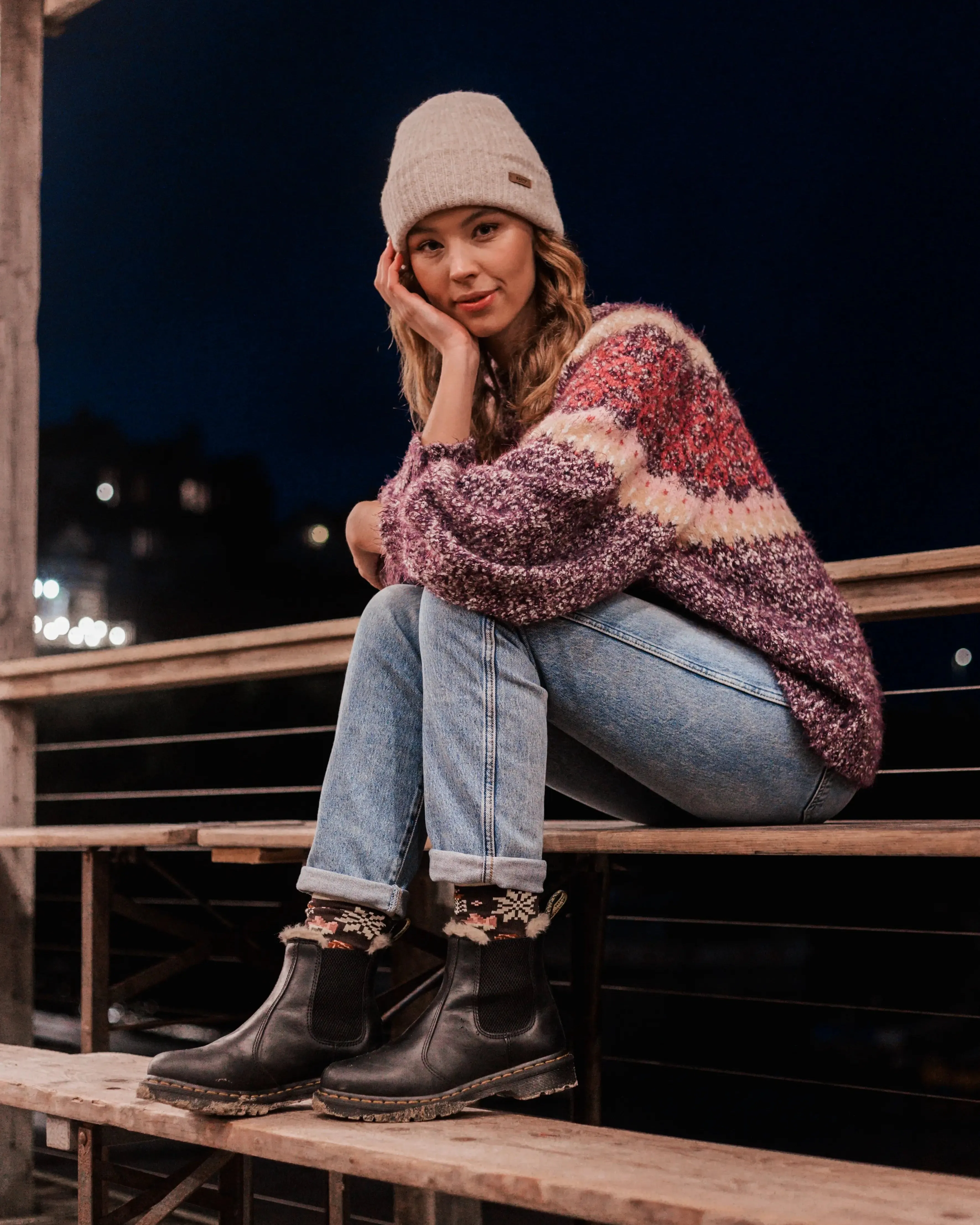 Dr. Martens Schuhe 2976 Leonore Wyoming Stiefel in Schwarz
