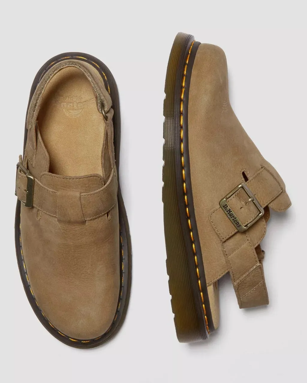 Dr. Martens Jorge II Savannah Nubuck Slingback Mule