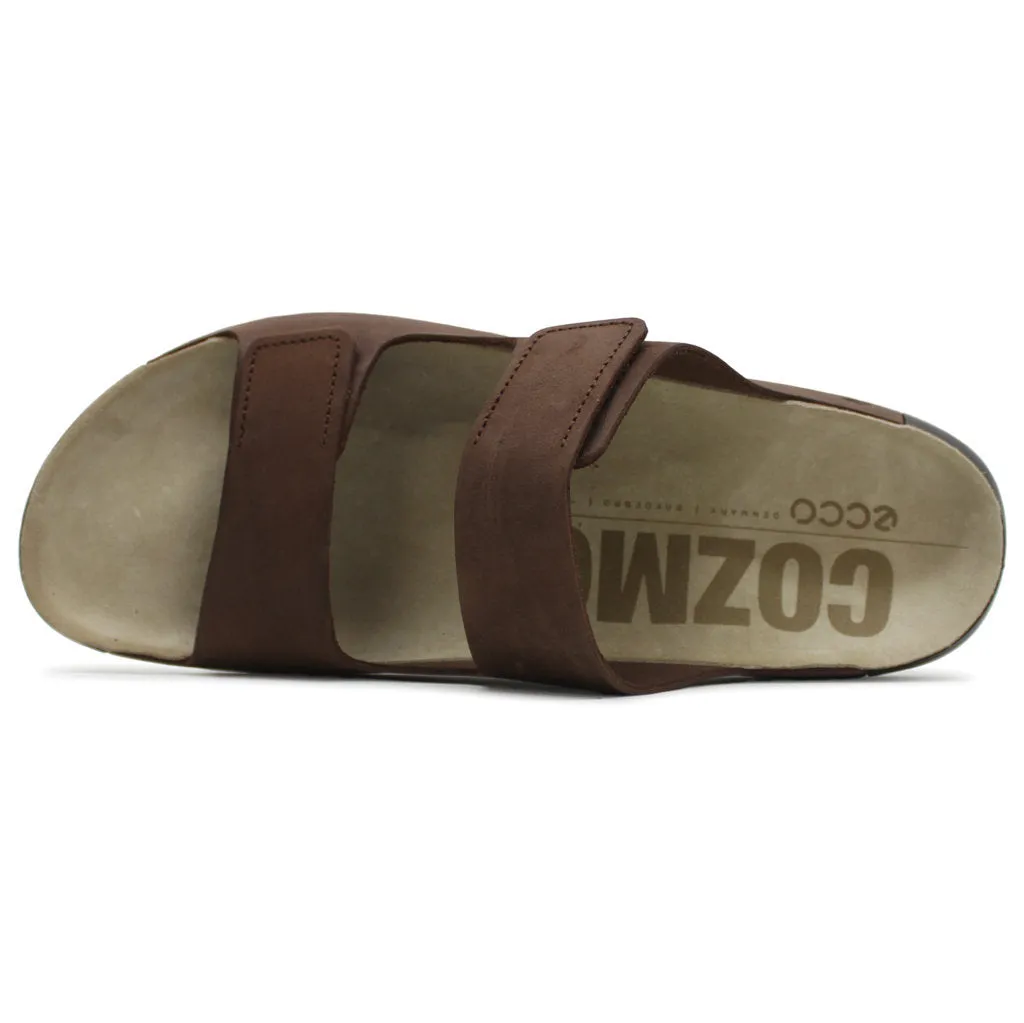 Ecco Cozmo Weiches Vollnarbenleder Herren Schlupfsandalen Ecco Schuhe