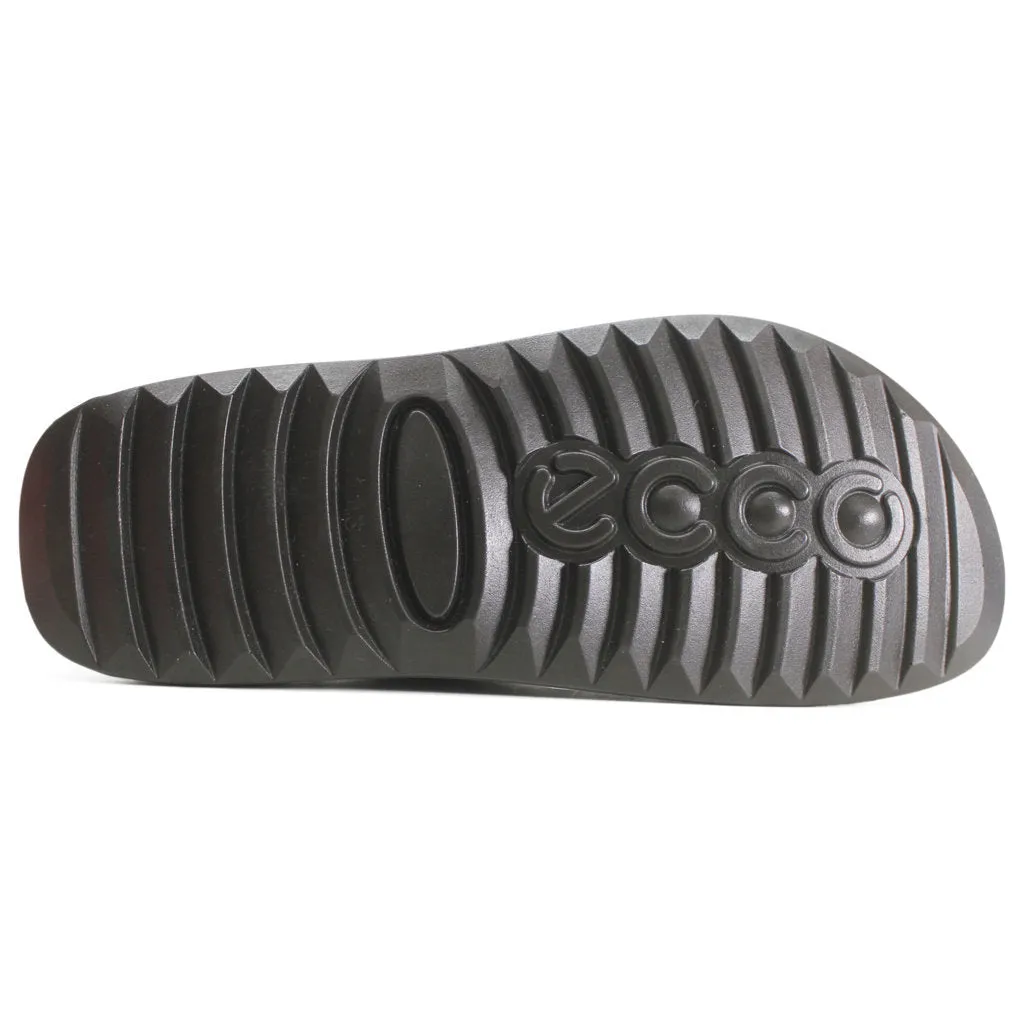 Ecco Cozmo Weiches Vollnarbenleder Herren Schlupfsandalen Ecco Schuhe